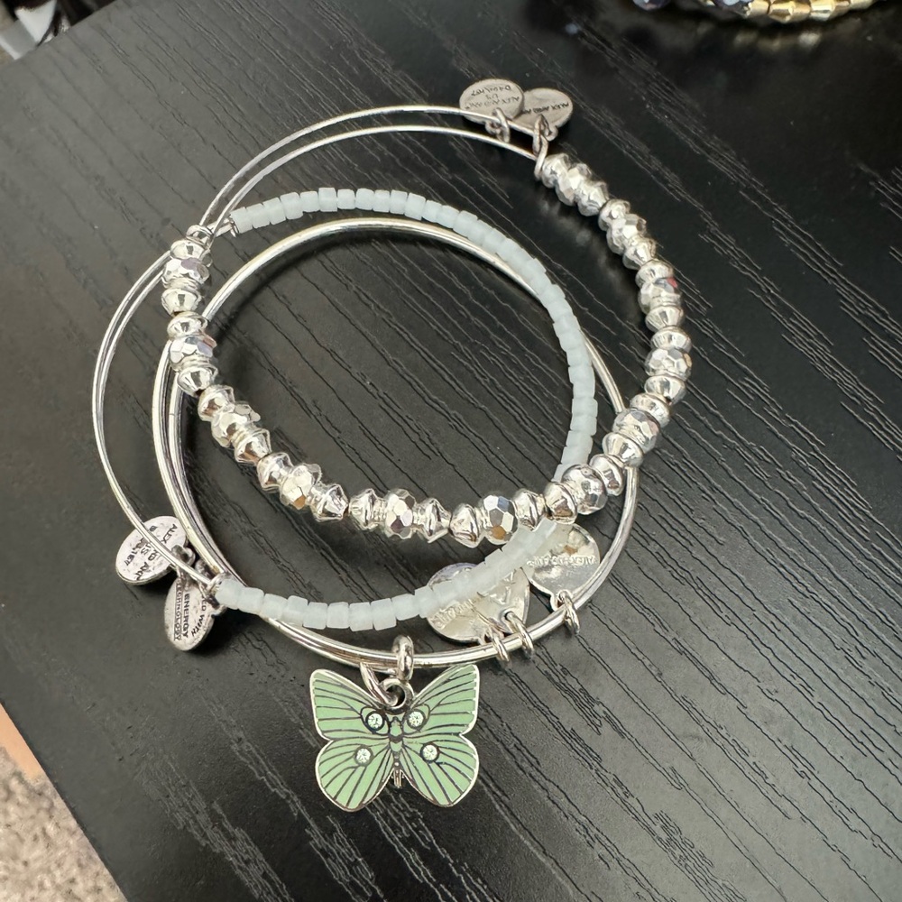 Alex and Ani butterfly bundle - 3 piece